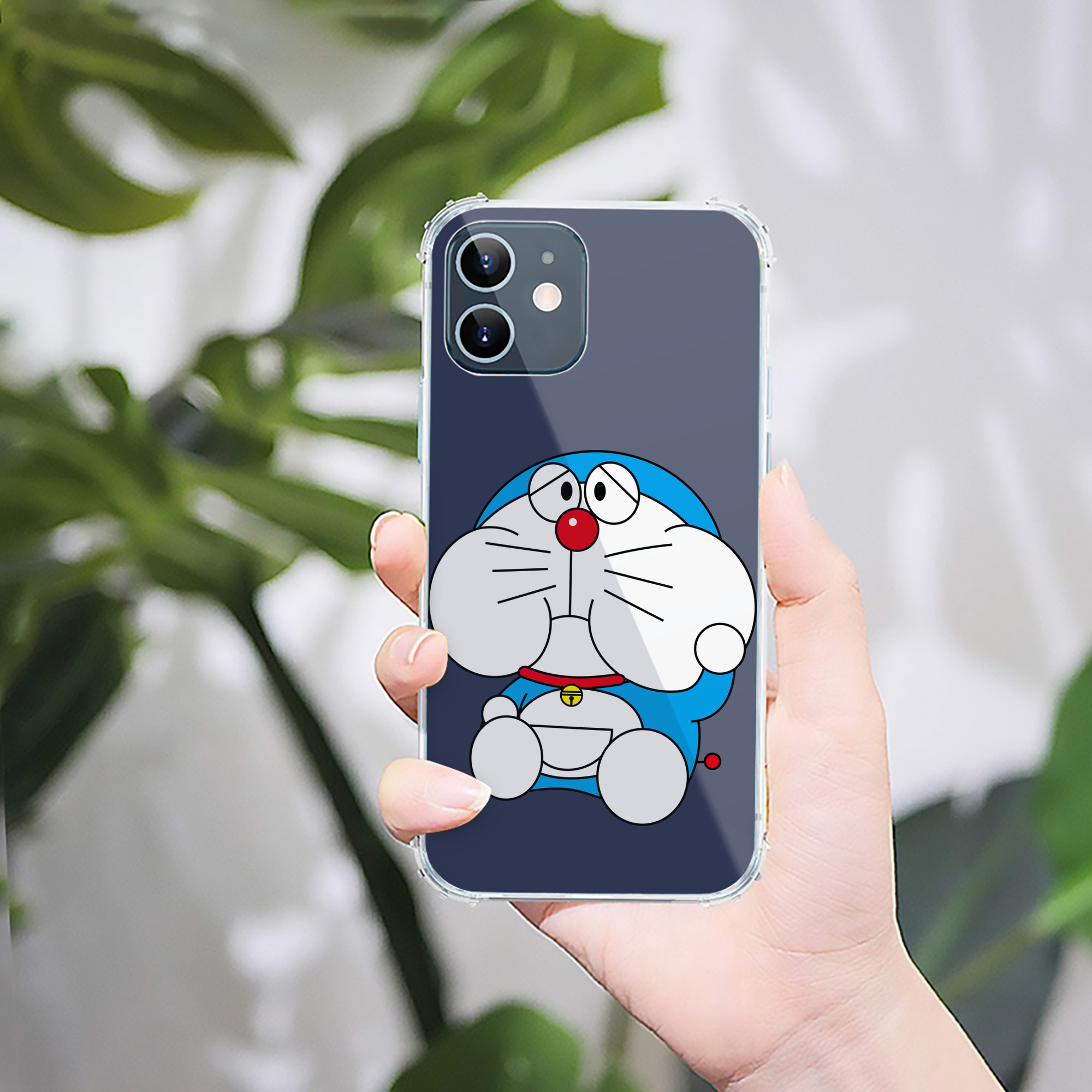 （画像用） ドラえもん Doraemon 【iPhone 12シリーズ対応】透明スマホケース（クリアソフトケース）